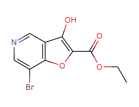 ethyl 7-bromo-3-hydroxy-furo[3,2-c]pyridine-2-carboxylate