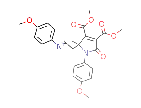 1-(4-methoxyphenyl)-3,4-dicarbomethoxy-5-methyl-5(1-{N-(4-methoxyphenyl)imino}ethyl)-1,5-dihydropyrrol-2-one