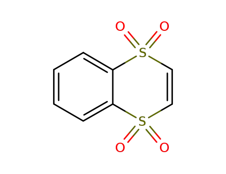 Molecular Structure of 96735-23-8 (1,4-Benzodithiin, 1,1,4,4-tetraoxide)