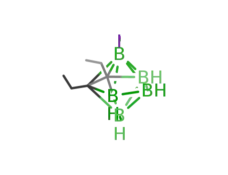 closo-1-iodo-2,3-diethyl-2,3-dicarbaheptaborane(7)