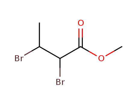 Molecular Structure of 5469-24-9 (methyl 2,3-dibromobutanoate)