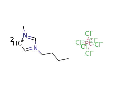 bis(1-n-buthyl-3-methylimidazolium) hexachloroplatinate(IV)