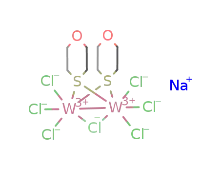 [Na][Cl3W(μ-1,4-thioxane)2(μ-Cl)WCl3]