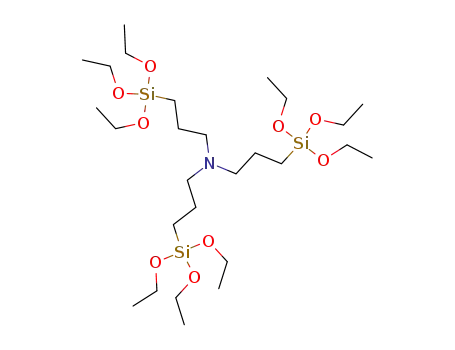 Molecular Structure of 18784-74-2 (3-(triethoxysilyl)-N,N-bis-3-(triethoxysilyl)-propyl-Propane-1-amine Propane-1-amine,3-(triethoxysilyl)-N,N-bis-3-(triethoxysilyl)-propyl-)