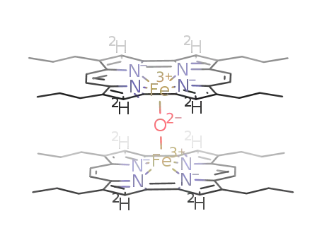 (μ-oxo)diiron(III) 2,7,12,17-tetra-n-propylporphycene-d4