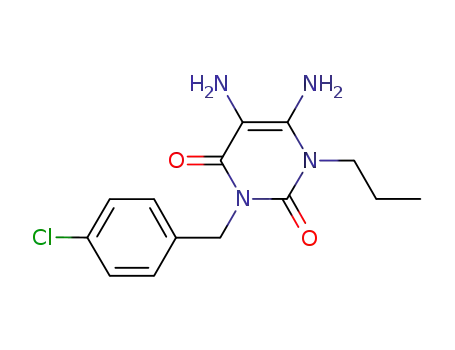 5,6-diamino-3-(4-chlorobenzyl)-1-propylpyrimidine-2,4(1H,3H)-dione