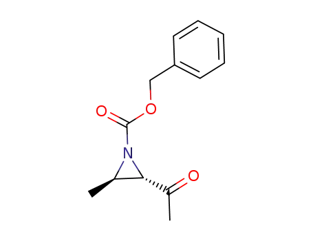 2-acetyl-3-methylaziridine-1-carboxylic acid benzyl ester