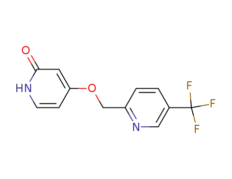 4-{[(5-trifluoromethyl-2-pyridinyl)methyl]oxy}-2(1H)-pyridinone