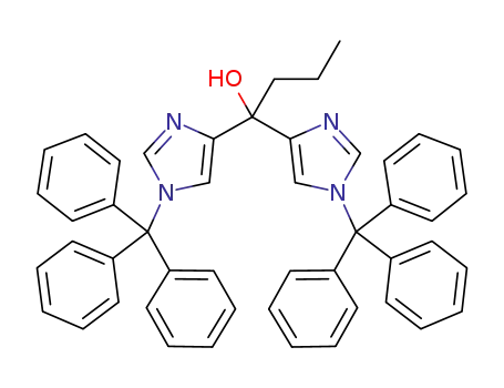 1,1-bis(1-trityl-1H-imidazol-4-yl)butan-1-ol
