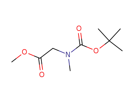 Molecular Structure of 42492-57-9 (N-Boc-N-methyl glycine methyl ester)