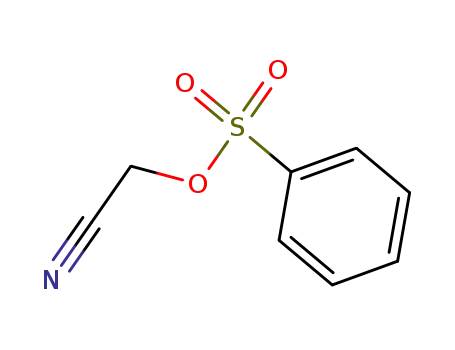 Molecular Structure of 10531-13-2 (Cyanomethyl benzenesulfonate)