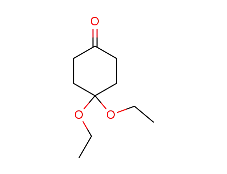 Molecular Structure of 60612-00-2 (Cyclohexanone, 4,4-diethoxy-)
