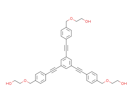 2,2',2''-((((benzene-1,3,5-triyltris(ethyne-2,1-diyl))tris(benzene-4,1-diyl))tris(methylene))tris(oxy))triethanol