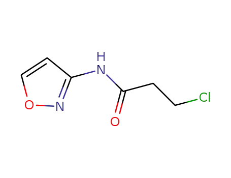 3-chloro-N-(isoxazol-3-yl)propanamide