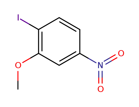 Molecular Structure of 5458-84-4 (2-IODO-5-NITROANISOLE)