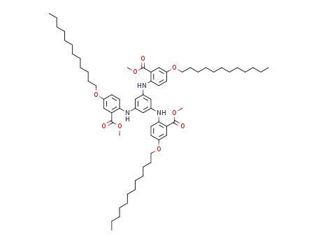 1,3,5-tris(2-carbomethoxy-4-dodecyloxyphenylamino)benzene