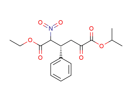 (3R)-1-ethyl 6-isopropyl 2-nitro-5-oxo-3-phenylhexanedioate