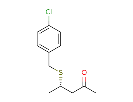 (S)-4-(4-chlorobenzylthio)pentan-2-one