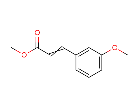 Molecular Structure of 15854-56-5 (2-Propenoic acid, 3-(3-methoxyphenyl)-, methyl ester)