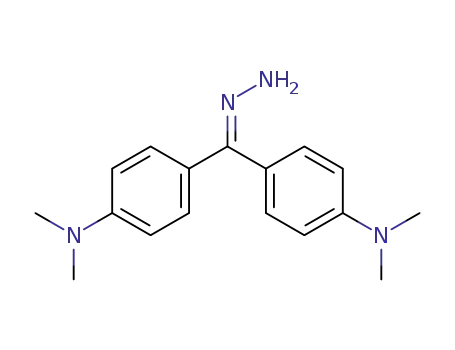 Molecular Structure of 65111-92-4 (bis(4-dimethylaminophenyl)methanone hydrazone)