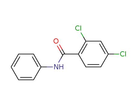 Molecular Structure of 6043-39-6 (2,4-dichloro-N-phenylbenzamide)