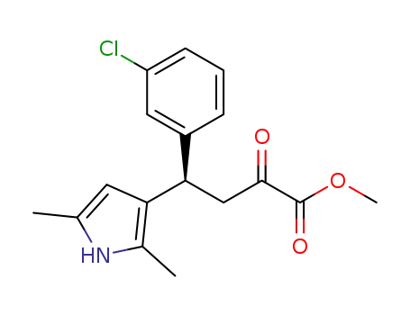methyl 4-(3-chlorophenyl)-4-(2,5-dimethyl-1H-pyrrol-3-yl)-2-oxobutanoate