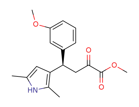 methyl 4-(2,5-dimethyl-1H-pyrrol-3-yl)-4-(3-methoxyphenyl)-2-oxobutanoate