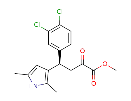 methyl 4-(3,4-dichlorophenyl)-4-(2,5-dimethyl-1H-pyrrol-3-yl)-2-oxobutanoate