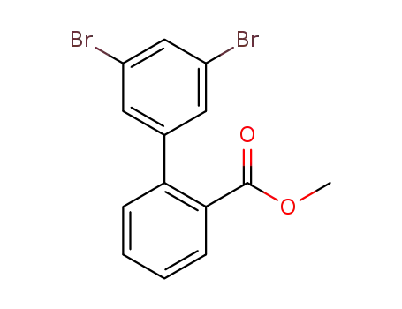 2-methoxycarbonyl-3',5'-dibromobiphenyl