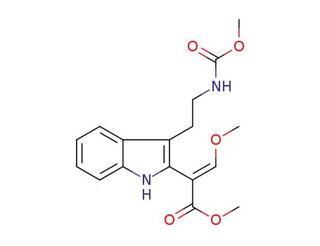 (E)-methyl 3-methoxy-2-(3-(2-(methoxycarbonylamino)ethyl)-1H-indol-2-yl)acrylate
