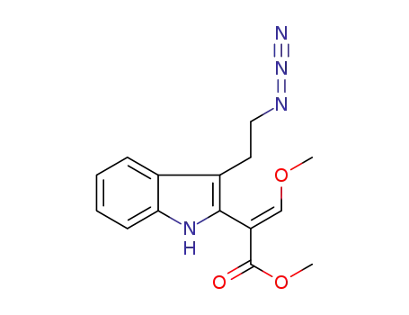 (E)-methyl 2-(3-(2-azidoethyl)-1H-indol-2-yl)-3-methoxyacrylate