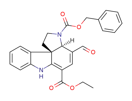 (3aR,11a1R)-3-benzyl 6-ethyl 4-formyl-3a,7-dihydro-1H-pyrrolo[2,3-d]carbazole-3,6(2H)-dicarboxylate