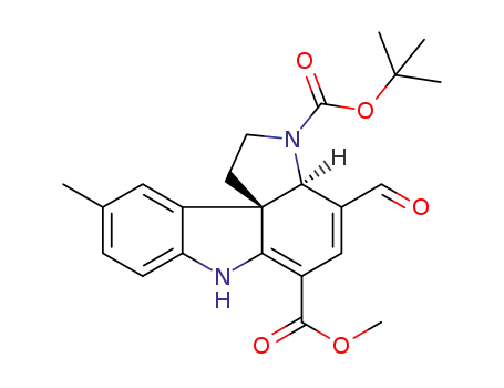 (3aR,11a1R)-3-tert-butyl 6-methyl 4-formyl-10-methyl-3a,7-dihydro-1H-pyrrolo[2,3-d]carbazole-3,6(2H)-dicarboxylate