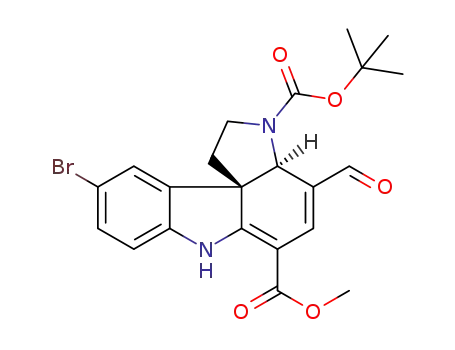 (3aR,11a1R)-3-tert-butyl 6-methyl 10-bromo-4-formyl-3a,7-dihydro-1H-pyrrolo[2,3-d]carbazole-3,6(2H)-dicarboxylate