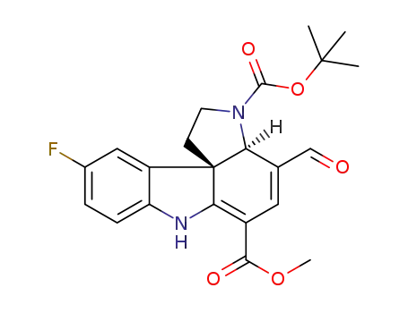 (3aR,11a1R)-3-tert-butyl 6-methyl 10-fluoro-4-formyl-3a,7-dihydro-1H-pyrrolo[2,3-d]carbazole-3,6(2H)-dicarboxylate