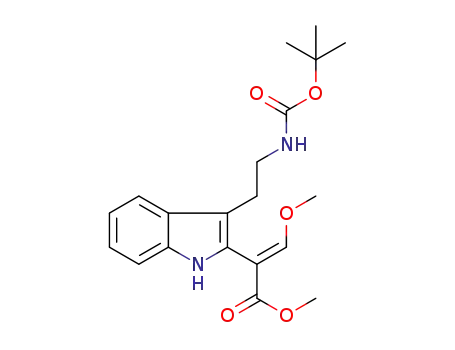 (E)-methyl 2-{3-[2-(tert-butoxycarbonylamino)ethyl]-1H-indol-2-yl}-3,3-dimethoxypropanoate
