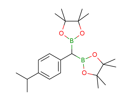 2,2′-((4-isopropylphenyl)-methylene)bis(4,4,5,5-tetramethyl-1,3,2-dioxaborolane)