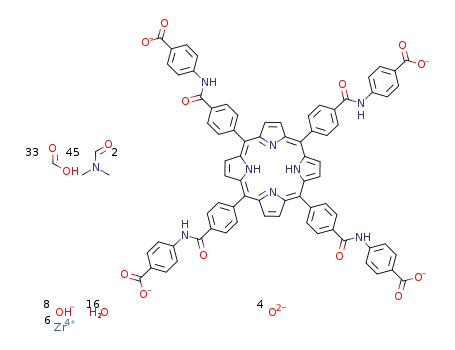 [Zr6(μ3-O)4(μ3-OH)4(OH)4(H2O)4](L)2*12H2O*45(N,N-dimethylformamide)*33HCOOH