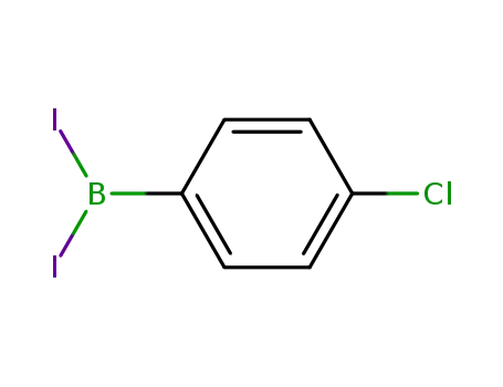 Molecular Structure of 30101-14-5 (Borane, (4-chlorophenyl)diiodo-)