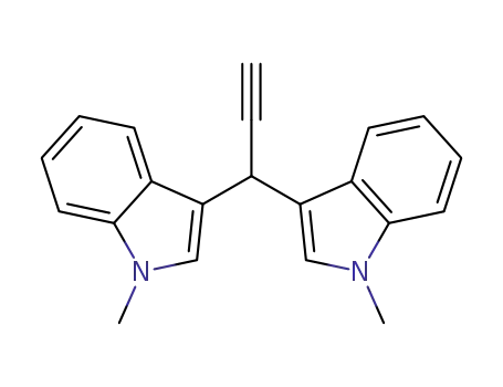 3,3'-(prop-2-yne-1,1-diyl)bis(1-methyl-1H-indole)