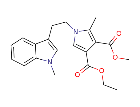 4-ethyl 3-methyl 2-methyl-1-[2-(1-methyl-1H-indol-3-yl)ethyl]-1H-pyrrole-3,4-dicarboxylate
