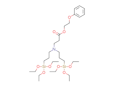 2-phenoxyethyl 3-(bis(3-(triethoxysilyl)propyl)amino)propanoate