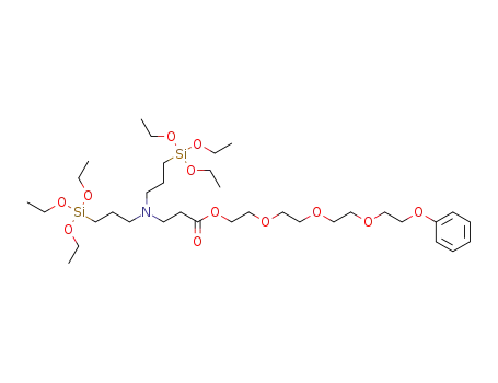 2-(2-(2-(2-phenoxyethoxy)ethoxy)ethoxy)ethyl 3-(bis(3-(triethoxysilyl)propyl)amino)propanoate