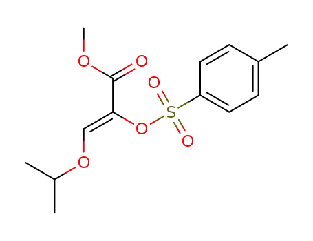 methyl (Z)-3-isopropoxy-2-(tosyloxy)acrylate