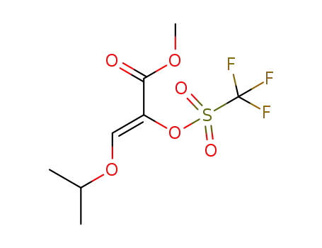 methyl (Z)-3-isopropoxy-2-(((trifluoromethyl)sulfonyl)oxy)acrylate