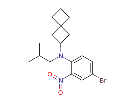 N-(4-bromo-2-nitrophenyl)-N-isobutylspiro[3.3]heptan-2-amine