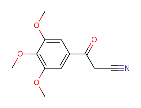 Benzenepropanenitrile, 3,4,5-trimethoxy-b-oxo-