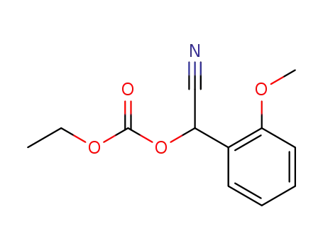 Carbonic acid, cyano(2-methoxyphenyl)methyl ethyl ester