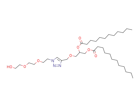 1-{2-[2-(2-hydroxyethoxy)ethoxy]ethyl}-4-{[(1,2-didodecanoyloxy-carbonyl)propyloxy]methoxy}-1,2,3-triazole