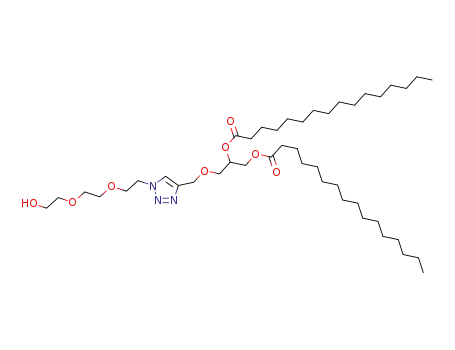 1-{2-[2-(2-hydroxyethoxy)ethoxy]ethyl}-4-{[(1,2-dihexadecanoyloxy-carbonyl)propyloxy]methoxy}-1,2,3-triazole